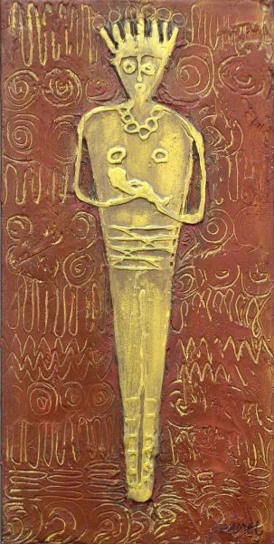 Muisca Tall Woman with Baby
