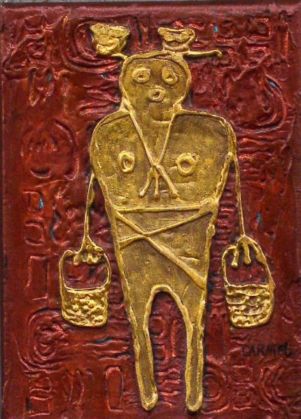 Muisca Woman with Baskets